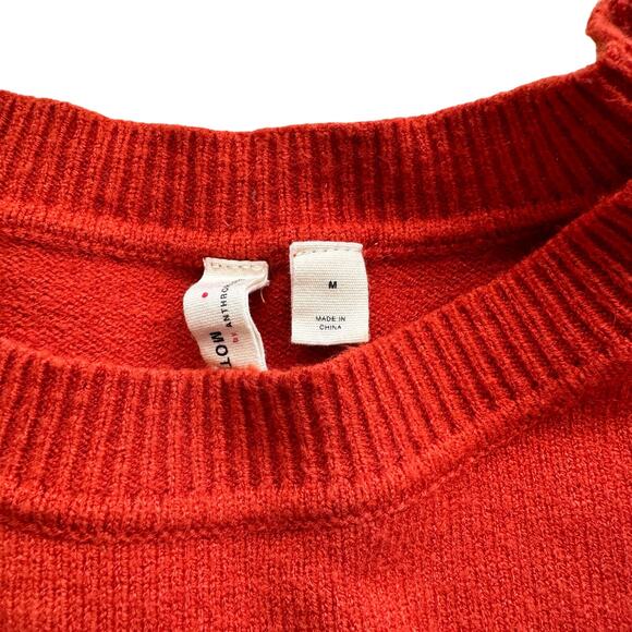 Moth by Anthropologie 3/4 Puff Sleeve Size Medium - Picture 6 of 16